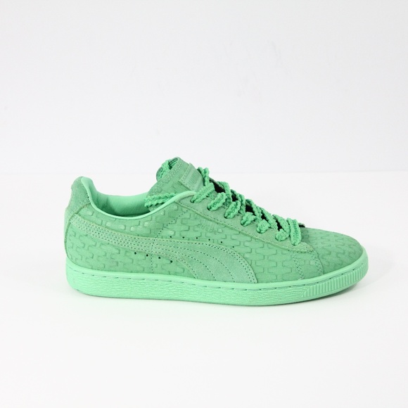 puma suede classic womens green